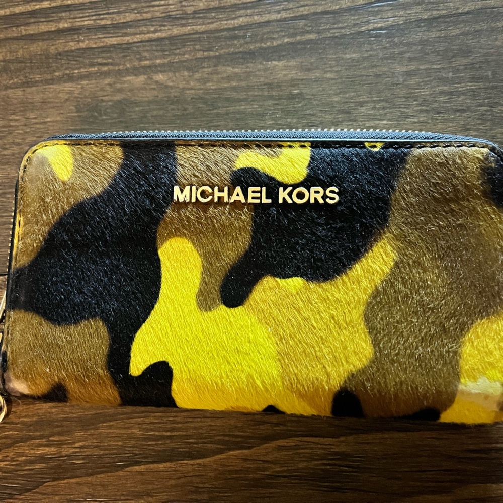 Michael Kors calf hair wallet